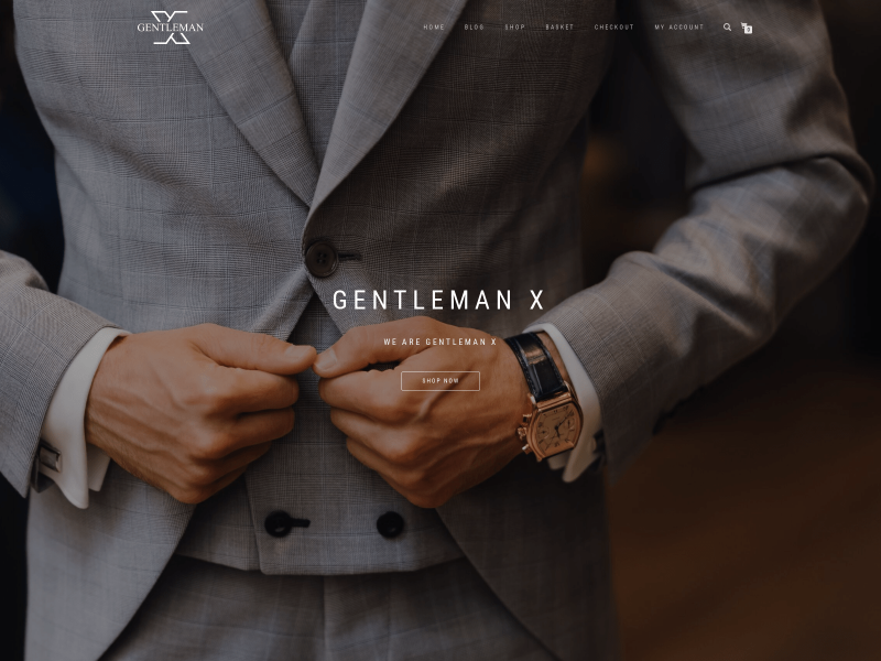 Gentleman X Online store